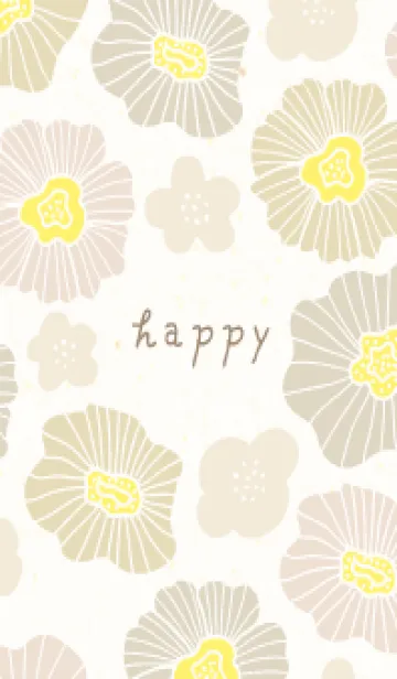 [LINE着せ替え] 北欧風 かわいいお花18の画像1