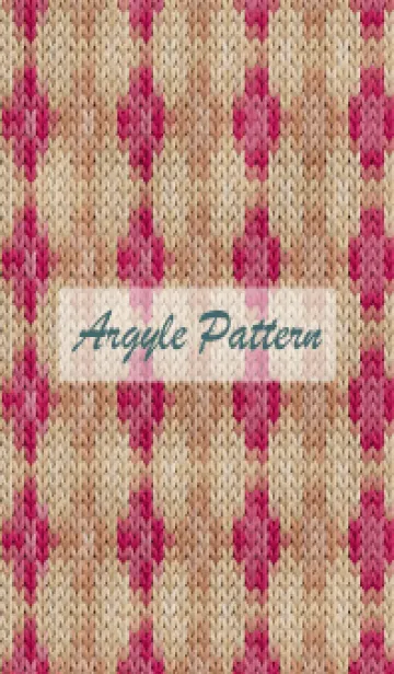 [LINE着せ替え] argyle pattern embroidery 42の画像1