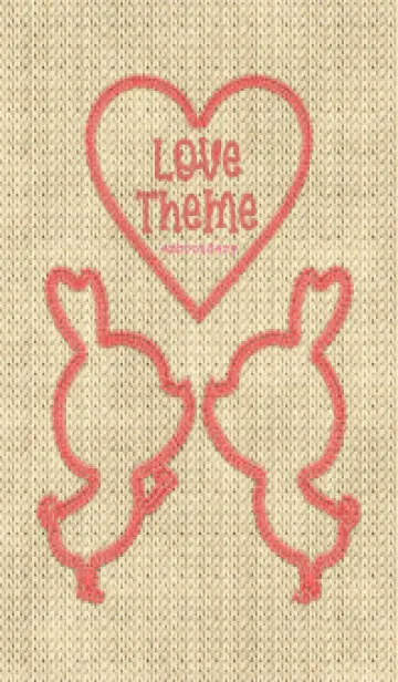 [LINE着せ替え] Love Theme Embroidery 19の画像1