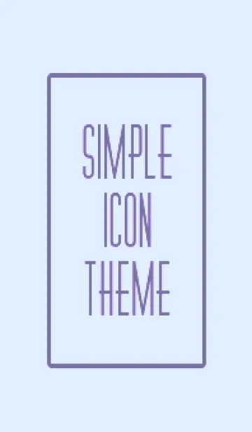 [LINE着せ替え] シンプル アイコン 051の画像1