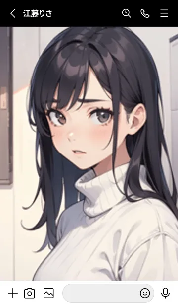 [LINE着せ替え] 少女が一人 #LY119。の画像2