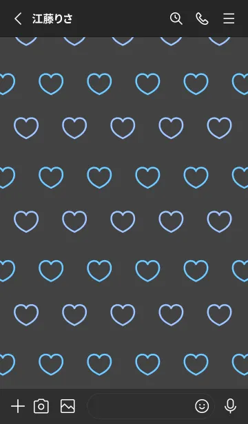 [LINE着せ替え] シンプル ハート アイコン 3の画像2