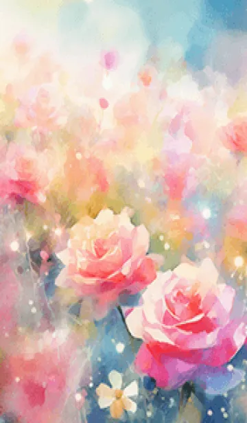 [LINE着せ替え] 薔薇(バラ)の花の着せかえ(R598)の画像1