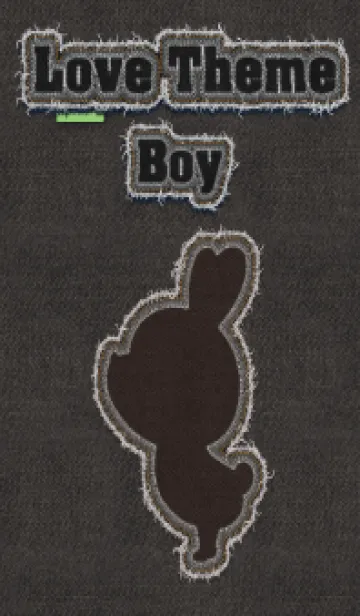 [LINE着せ替え] Rabbit and jeans fabric theme 35の画像1