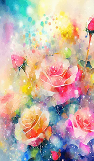 [LINE着せ替え] 薔薇(バラ)の花の着せかえ(R600)の画像1