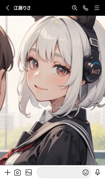 [LINE着せ替え] 少女が一人 #LY115。の画像2