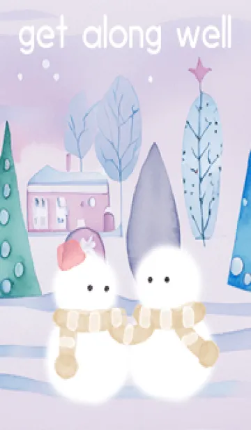 [LINE着せ替え] Greige♡仲良しな冬02_1の画像1