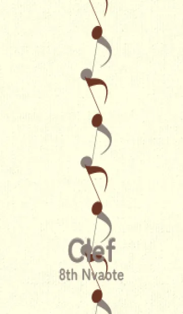 [LINE着せ替え] 八分音符1 チョコレートの画像1