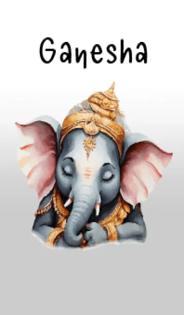 [LINE着せ替え] Love Black Ganesha Theme (JP)の画像1