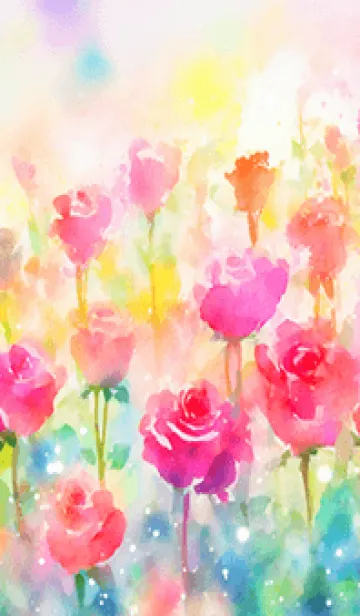 [LINE着せ替え] 薔薇(バラ)の花の着せかえ(R609)の画像1