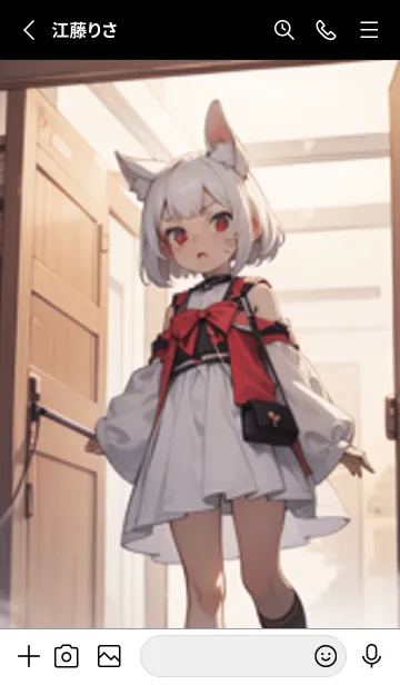 [LINE着せ替え] 少女が一人 #LY17。の画像2