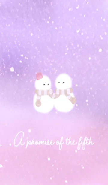 [LINE着せ替え] purple♡いつかの約束06_1の画像1