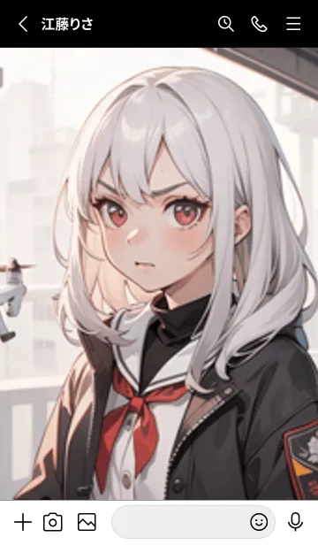 [LINE着せ替え] 少女が一人 #LY12。の画像2