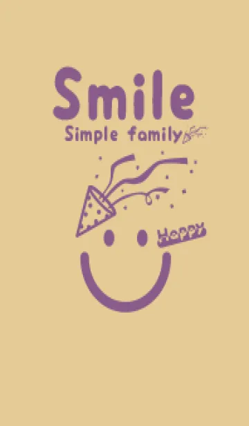 [LINE着せ替え] スマイル＆ハッピー シトロングレイの画像1