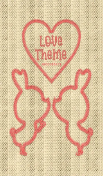 [LINE着せ替え] Love Theme Embroidery 20の画像1