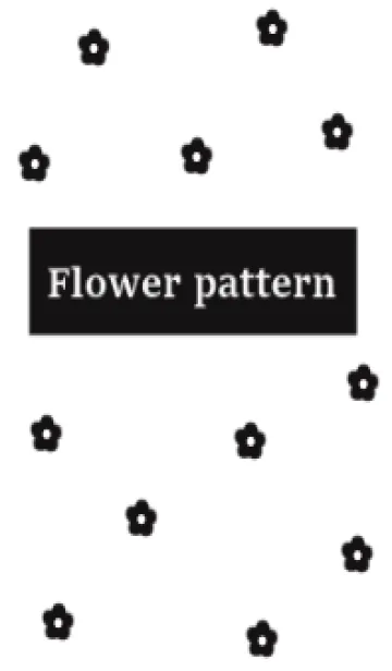 [LINE着せ替え] flower pattern (monotone)の画像1