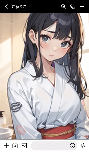 [LINE着せ替え] 少女が一人 #LZ04。の画像2