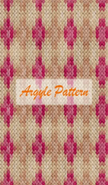 [LINE着せ替え] argyle pattern embroidery 43の画像1