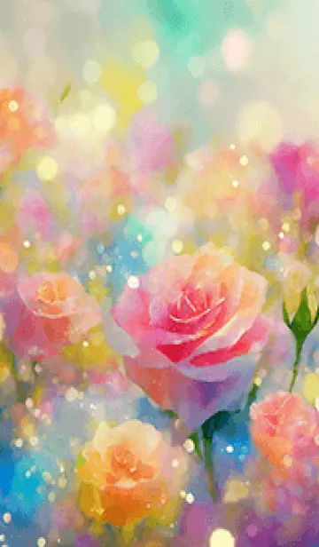 [LINE着せ替え] 薔薇(バラ)の花の着せかえ(R628)の画像1