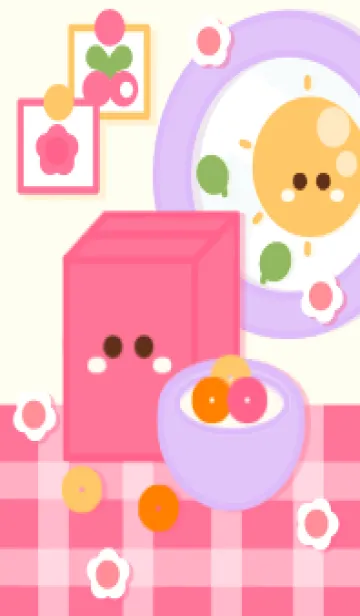 [LINE着せ替え] Colorful cereal 3 :)の画像1