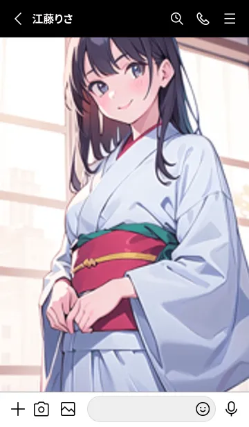 [LINE着せ替え] 少女が一人 #LY126。の画像2