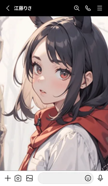 [LINE着せ替え] 少女が一人 #LY123。の画像2