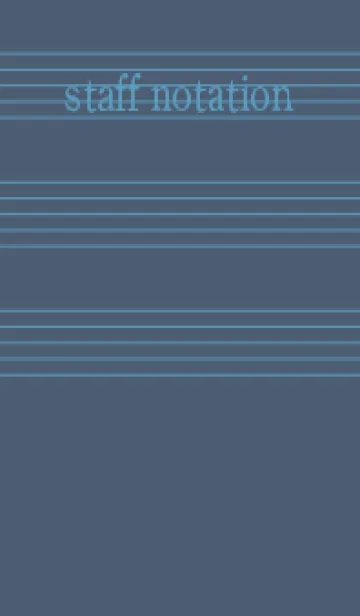[LINE着せ替え] 五線譜1 スマルトの画像1