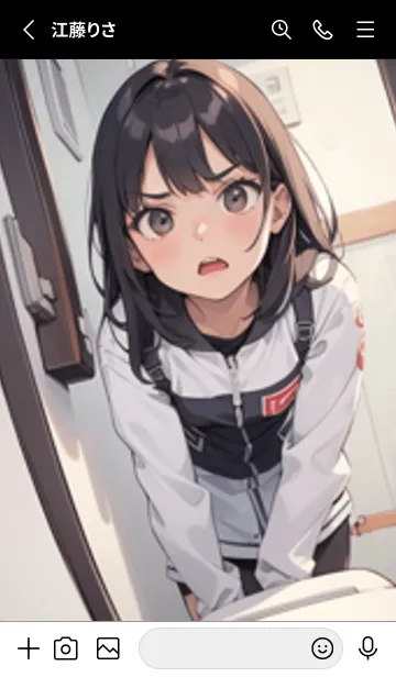 [LINE着せ替え] 少女が一人 #LZ017。の画像2