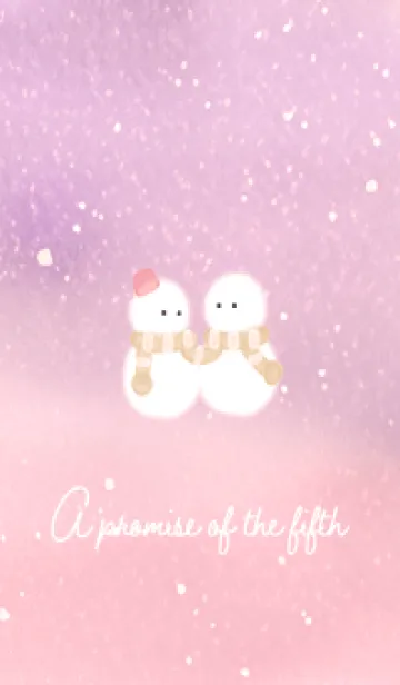 [LINE着せ替え] babypink♡いつかの約束03_1の画像1