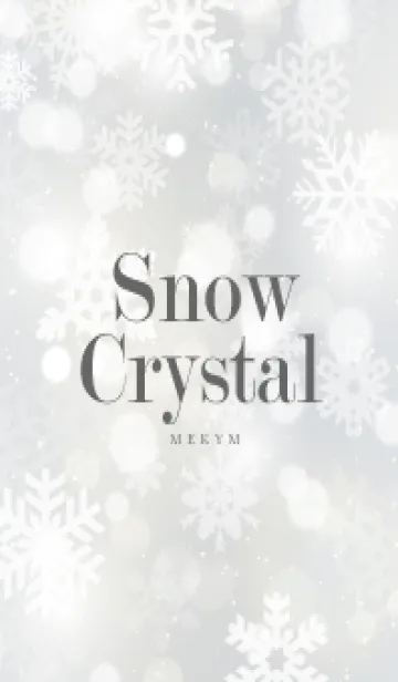 [LINE着せ替え] SnowCrystal-WHITE 11の画像1