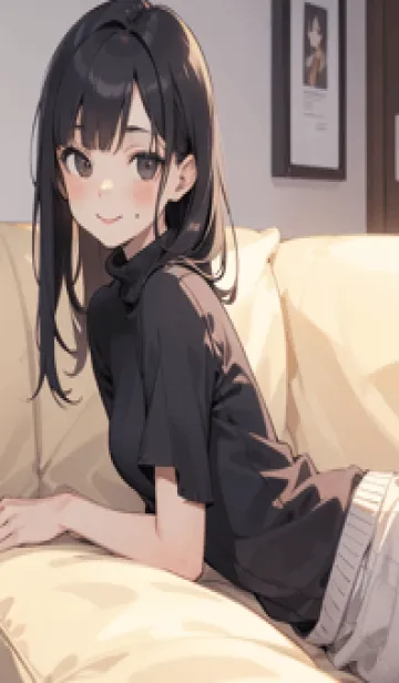 [LINE着せ替え] 少女が一人 #LZ013。の画像1