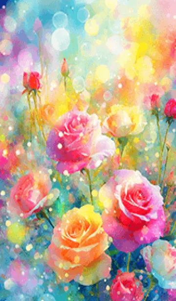 [LINE着せ替え] 薔薇(バラ)の花の着せかえ(R651)の画像1