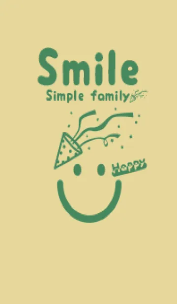 [LINE着せ替え] スマイル＆ハッピー ペールライムライトの画像1