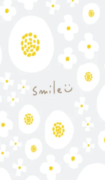 [LINE着せ替え] 3種の白い花15の画像1