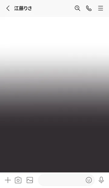 [LINE着せ替え] Iron Grey & White Theme V.5 (JP)の画像2