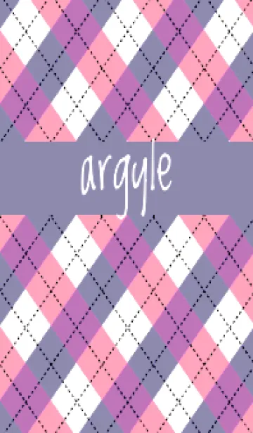 [LINE着せ替え] アーガイル チェック 26の画像1