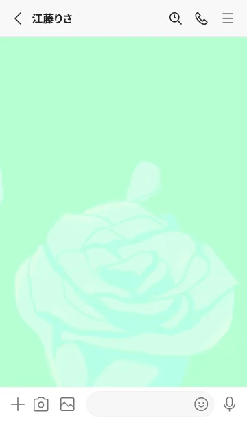[LINE着せ替え] blue rose flowerの画像2