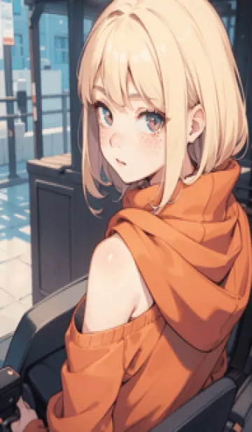 [LINE着せ替え] 少女が一人 #LaB18。の画像1