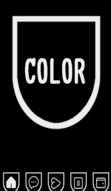 [LINE着せ替え] bw color W45の画像1