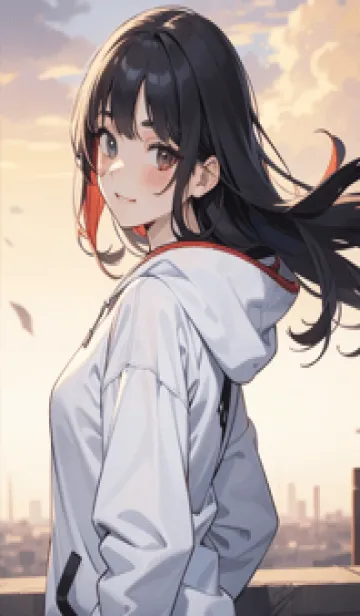 [LINE着せ替え] 少女が一人 #LZ16。の画像1