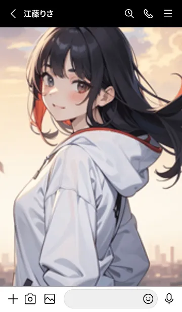 [LINE着せ替え] 少女が一人 #LZ16。の画像2