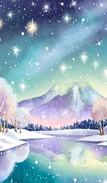 優美な冬の風景の着せかえ(Winter-632)の着せ替えメイン画像