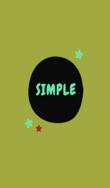 [LINE着せ替え] シンプル カラー スター 160の画像1