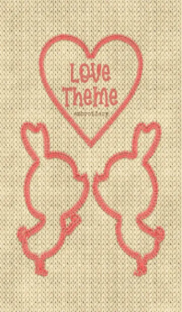 [LINE着せ替え] Love Theme Embroidery 21の画像1