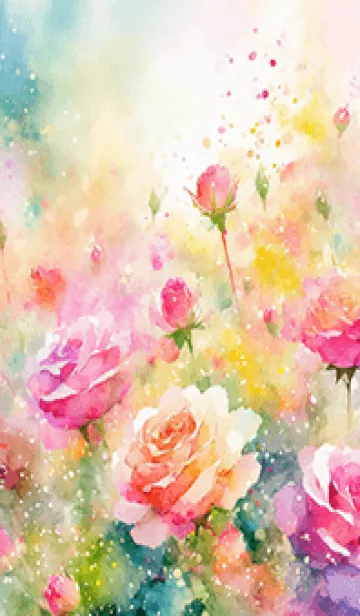 [LINE着せ替え] 薔薇(バラ)の花の着せかえ(R663)の画像1