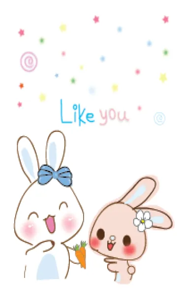 [LINE着せ替え] The annoying rabbit pjの画像1