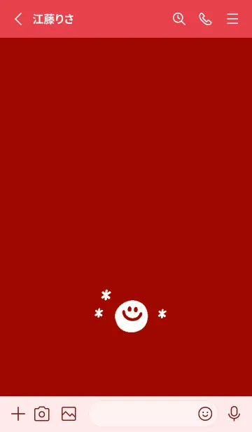 [LINE着せ替え] ミニ スマイル _45の画像2