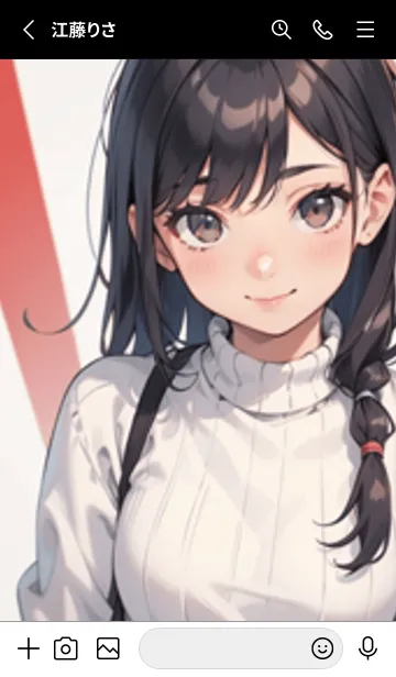 [LINE着せ替え] 少女が一人 #LaB117。の画像2