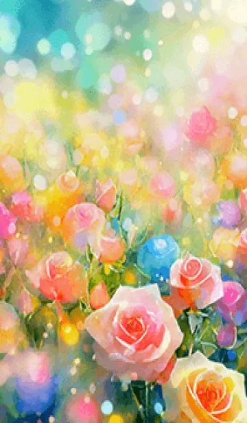 [LINE着せ替え] 薔薇(バラ)の花の着せかえ(R669)の画像1