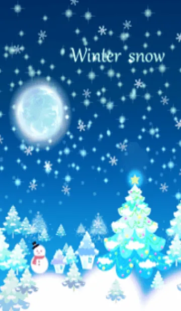 北欧のクリスマスの景色・11の着せ替えメイン画像